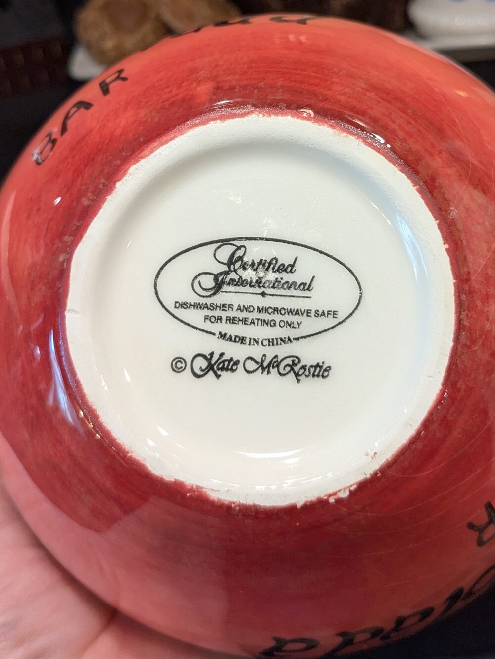 Certified International Pina Colada Bar Bowls Kate McRostie Set of 2 - Picture 4 of 6
